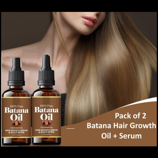 Batana Hair Growth Oil + Serum 30ml (Pack of 2)